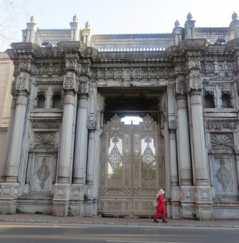 דולמה בחצה האישה באדום 2